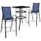 Flash Furniture 3 Piece Glass Bar Patio Table Set with 2 Barstools TLH-073H092H-NV-GG - alternate 4